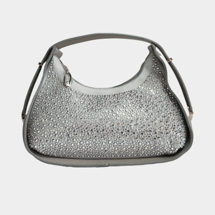 Gümüş Glitter Çanta